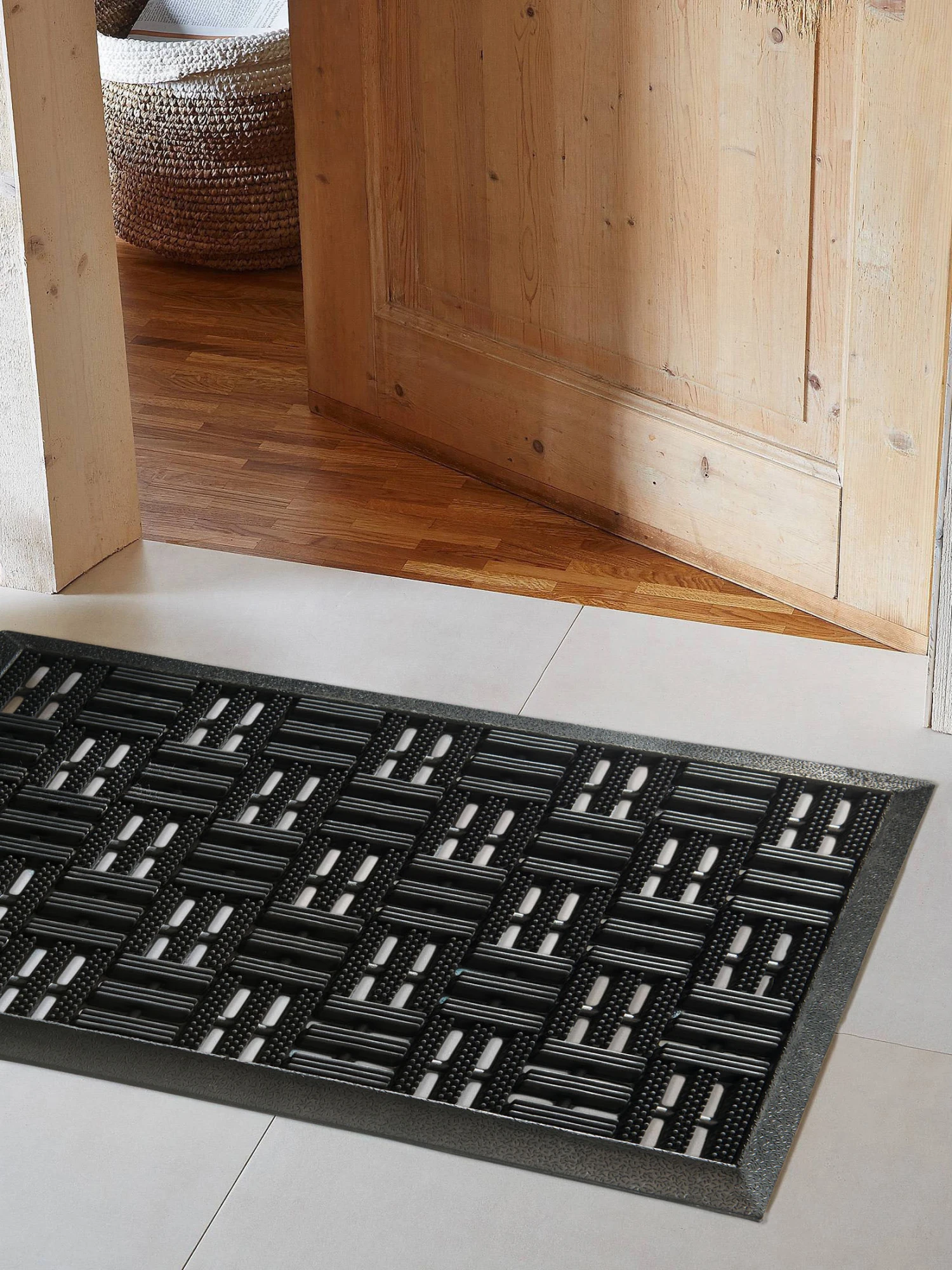 Fußmatte, Schwarz 3 Fußmatte, Schwarz