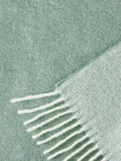 Wolldecke, Offwhite/Mint 9 Wolldecke, Offwhite/Mint -Teppiche Verkaufe Runa Decke Gruen OffwhiteMint 140x200 lup