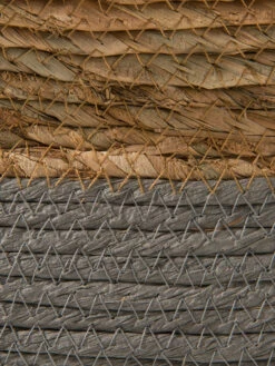 Korb, Grau/Natur -Teppiche Verkaufe Rurop Korb Grau GrauNatur 30x30x22 lup3