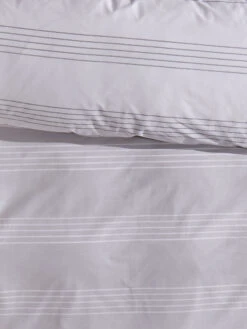 Renforcé-Bettwäsche, Grau/Weiss -Teppiche Verkaufe Salieri Bettwaesche Grau GrauWeiss 135x200 lup