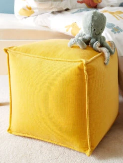 Pouf, Senf -Teppiche Verkaufe Samson Pouf Gelb Senf 40x40 mil