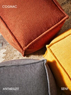 Pouf, Senf -Teppiche Verkaufe Samson Pouf diverse eckig 40x40 mil