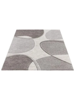 Moderner Teppich, Dark Grey -Teppiche Verkaufe Saxum Designerteppich Grau DarkGrey 160x230 fper