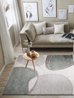 Moderner Teppich, Mint