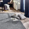 Hochflor-Teppich, Hellgrau -Teppiche Verkaufe Sensation UniTeppich Hellgrau 160x230 mil