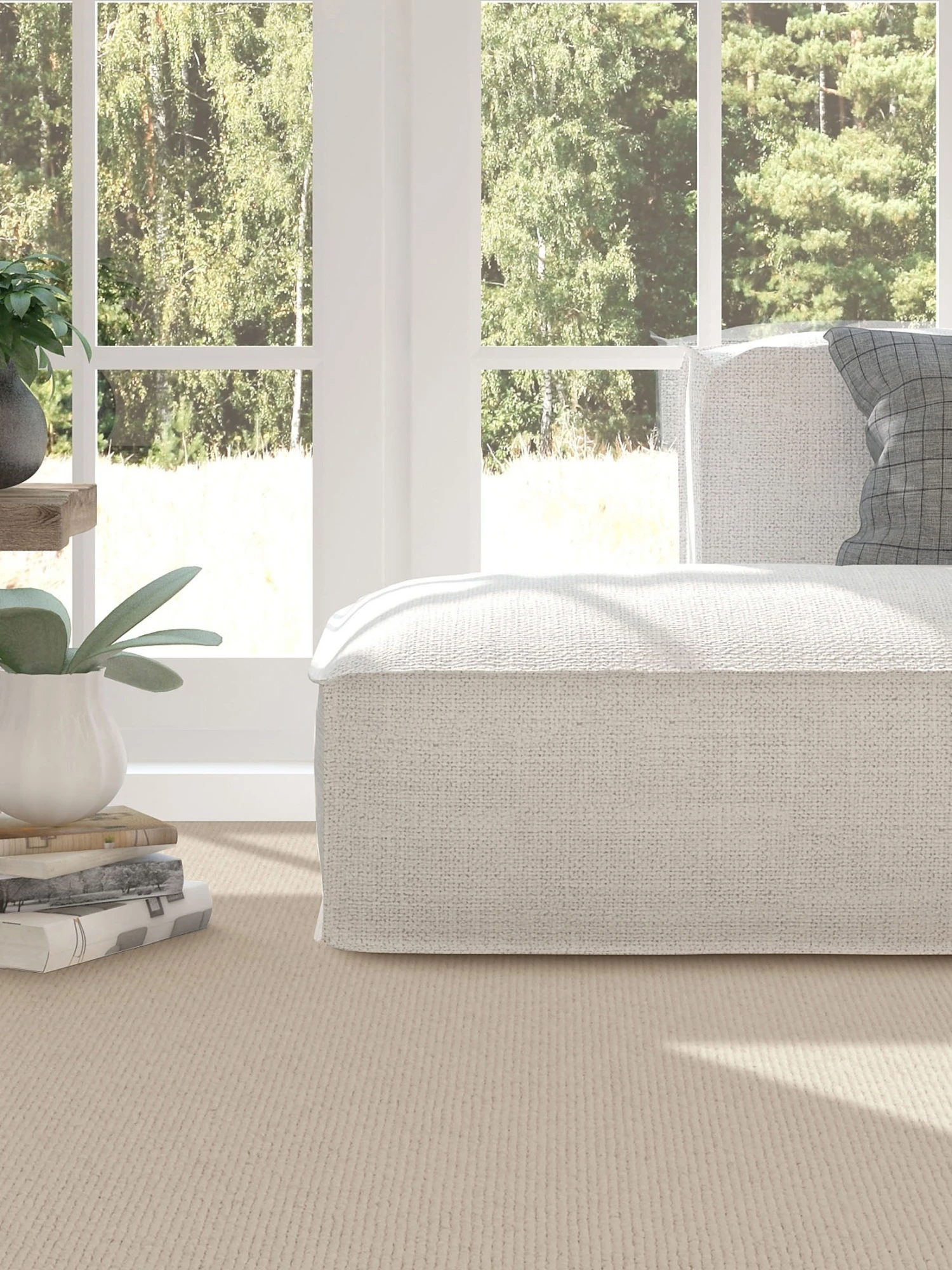 Teppiche Verkaufe -Teppiche Verkaufe Silkeborg Naturfaserteppichboden beige berber11 mil