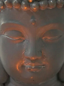 Figur, Hellgrau -Teppiche Verkaufe SitzenderBuddha Figur Grau Hellgrau 36x29x50 lup1