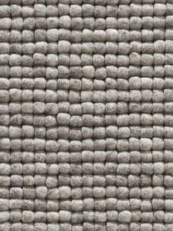 Filzkugel-Teppich, Stone Grey 7 Filzkugel-Teppich, Stone Grey -Teppiche Verkaufe Smedby FilzkugelTeppich Grau StoneGrey 70x100 lup