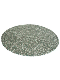 Filzkugel-Teppich, Green 8 Filzkugel-Teppich, Green -Teppiche Verkaufe Smedby FilzkugelTeppich Gruen Green 200rund fper