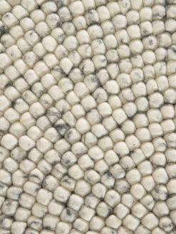 Filzkugel-Teppich, Grey Natural -Teppiche Verkaufe Smedby FilzkugelTeppich Hellgrau GreyNatural 200rund lup