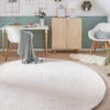 Filzkugel-Teppich, White