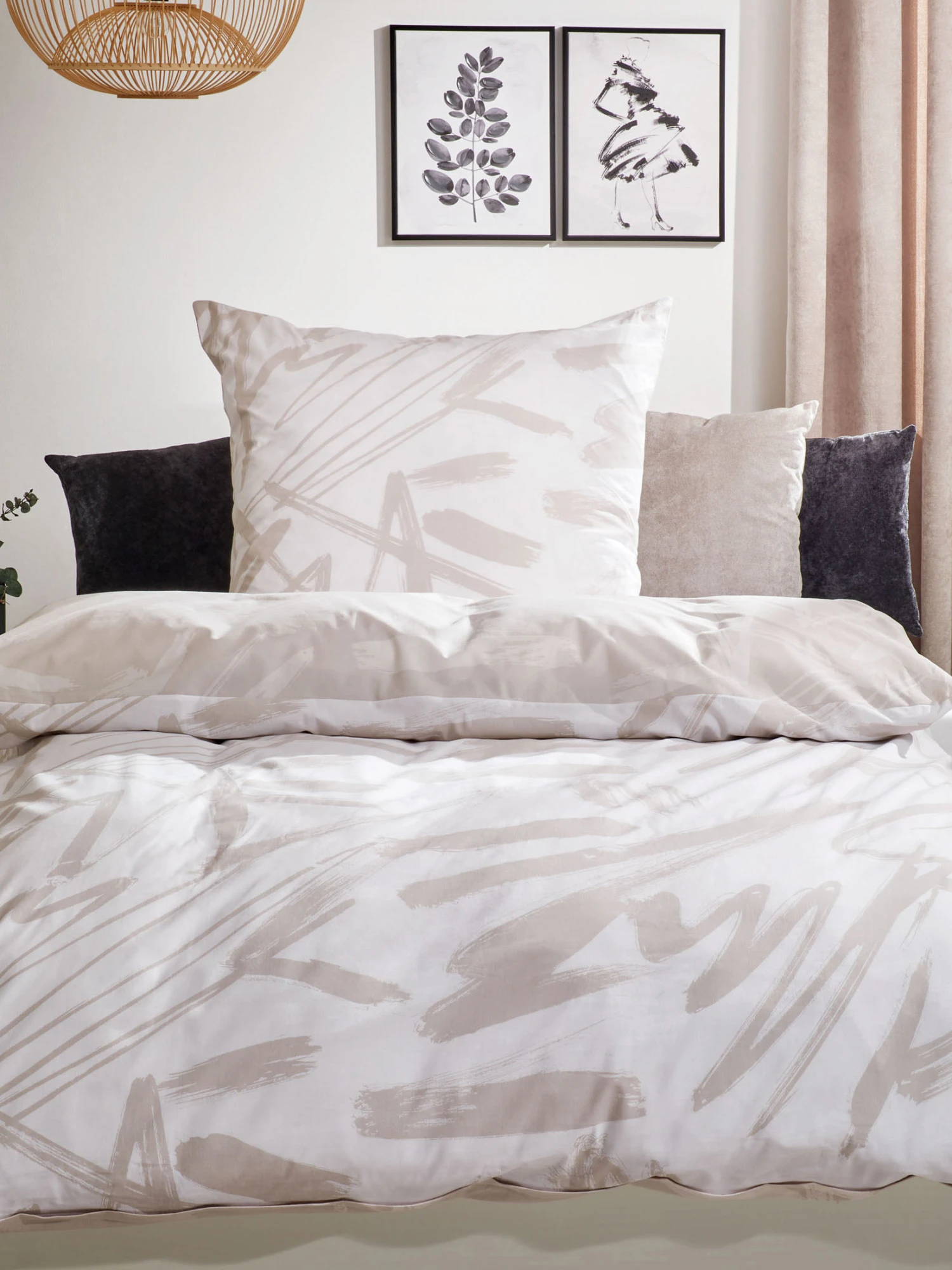 Bettwäsche, Taupe 3 Bettwäsche, Taupe