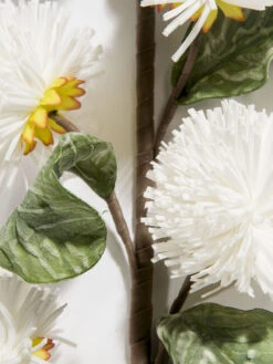 Kunstblume, Weiss -Teppiche Verkaufe Softflower Kunstblume Weiss 120 lup