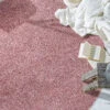 Hochflor-Teppich, Mauve -Teppiche Verkaufe Sovereign Uniteppich lila mauve 120x120 mil