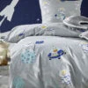 Kinderbettwäsche, Grey -Teppiche Verkaufe SpaceStar Bettwaesche Grau Grey 135x200 mil