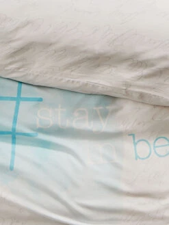 Bettwäsche, Azur -Teppiche Verkaufe StayInBed Bettwaesche hellblau Azur 135x200 lup