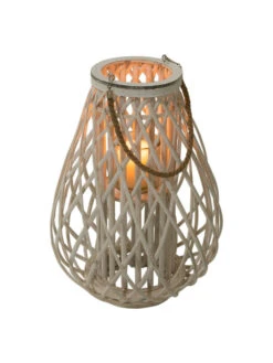 Laterne, Weiss -Teppiche Verkaufe Stelara Laterne Weiss 28x28x50 per2