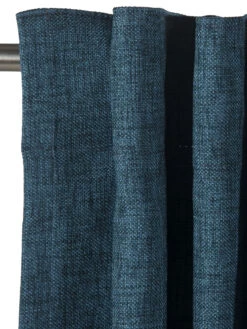 Vorhang Mit Gardinenband, Petrol -Teppiche Verkaufe Sunna Gardine VerdeckteSchlaufe Blau Petrol 140x245 lup1