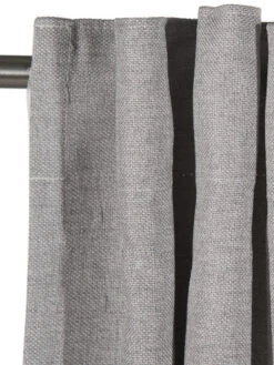 Vorhang Mit Gardinenband, Silber -Teppiche Verkaufe Sunna Gardine VerdeckteSchlaufe Hellgrau Silber 140x245 lup1