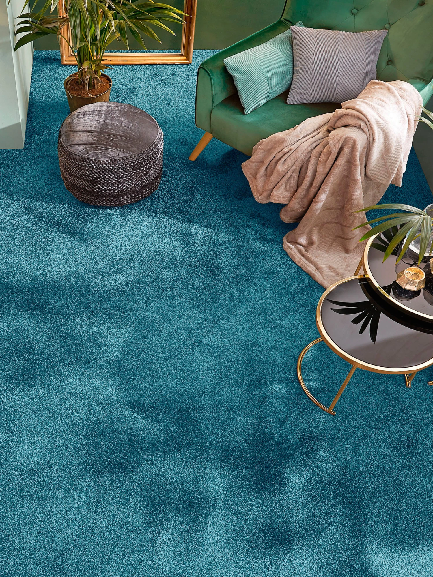 Velours-Teppichboden, Ocean 75 3 Velours-Teppichboden, Ocean 75