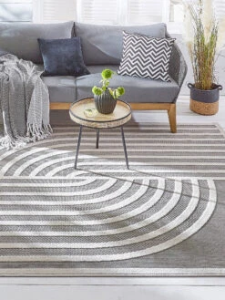 Outdoor-Teppich, Silbergrau -Teppiche Verkaufe Talca Outdoor Teppich Grau Silbergrau 160x230 mil2