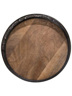 Deko-Tablett, Black -Teppiche Verkaufe Tasullo Tablett Schwarz Black 20x20x5 pla