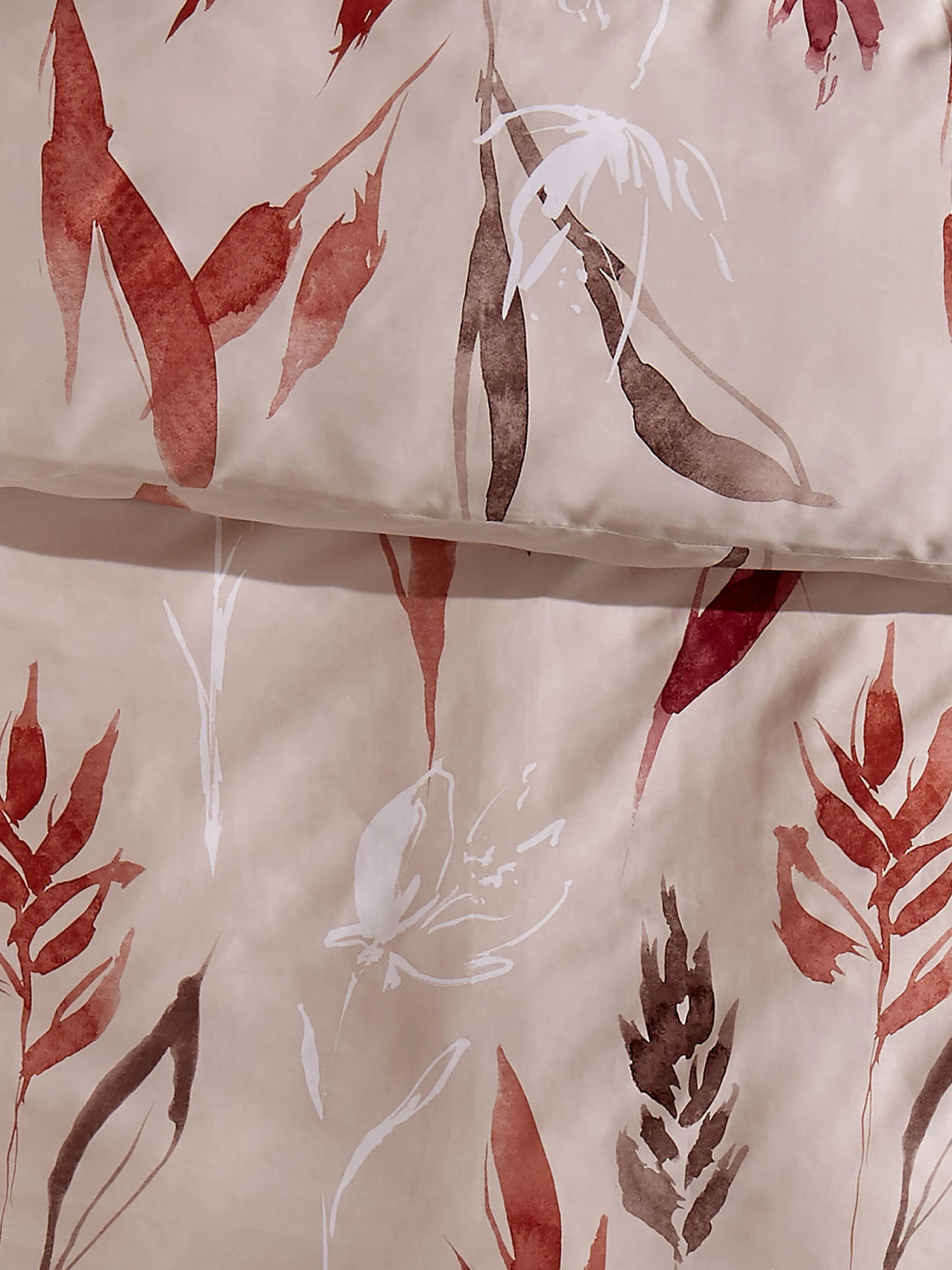 Satin-Bettwäsche, Braun/Bunt 5 Satin-Bettwäsche, Braun/Bunt - Image 3