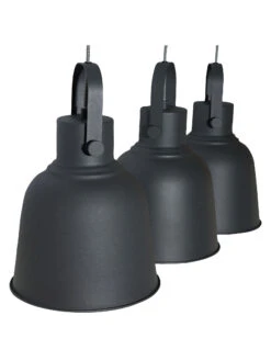 Hängeleuchte, Sand Black -Teppiche Verkaufe Timelessi 3erHaengeleuchte Schwarz SandBlack 25x72x183 lup