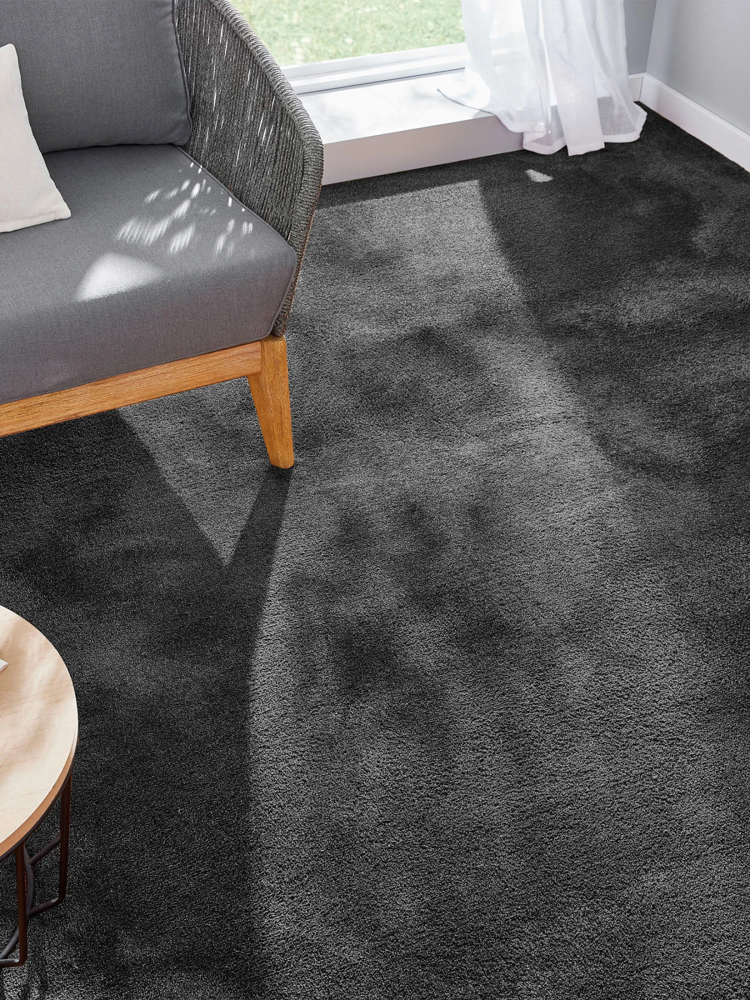 Velours-Teppichboden, Anthrazit 78 3 Velours-Teppichboden, Anthrazit 78