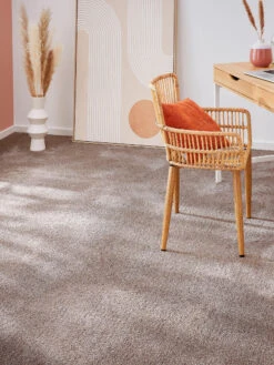 Velours-Teppichboden, Taupe 90