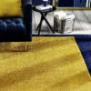 Hochflor-Teppich, Gold -Teppiche Verkaufe Touch Uniteppich Gelb Gold 160x230 mil
