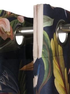 Ösenschal, Dunkelblau 10 Ösenschal, Dunkelblau -Teppiche Verkaufe Tucani Gardine Oesenschal Blau Dunkelblau 140x250 lup1