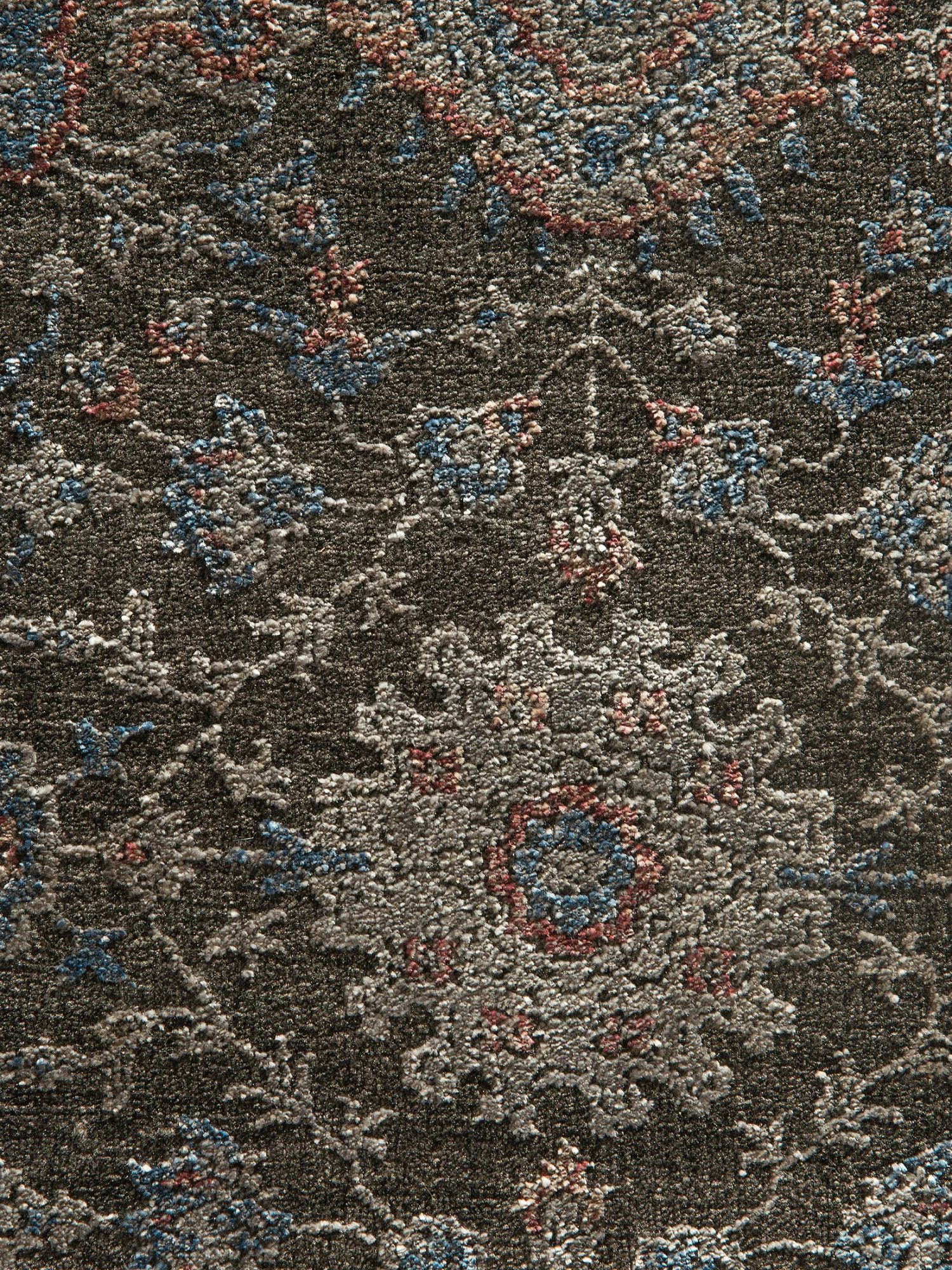 Vintage-Teppich, Silver-Blue 7 Vintage-Teppich, Silver-Blue - Image 5