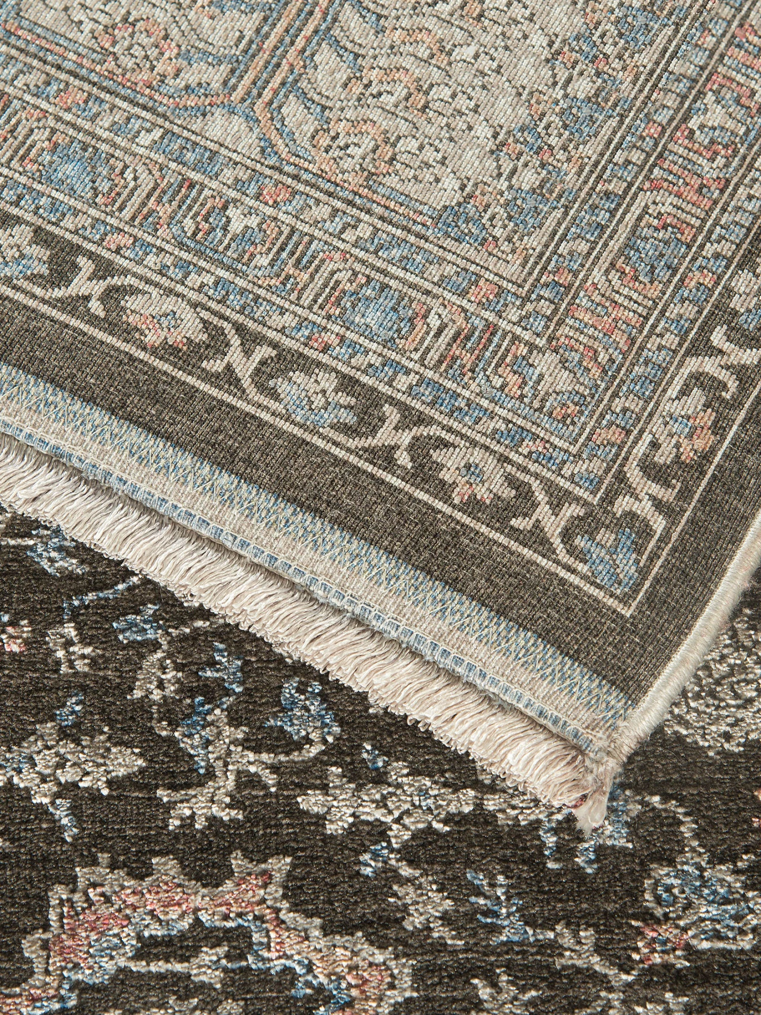 Vintage-Teppich, Silver-Blue 8 Vintage-Teppich, Silver-Blue - Image 6