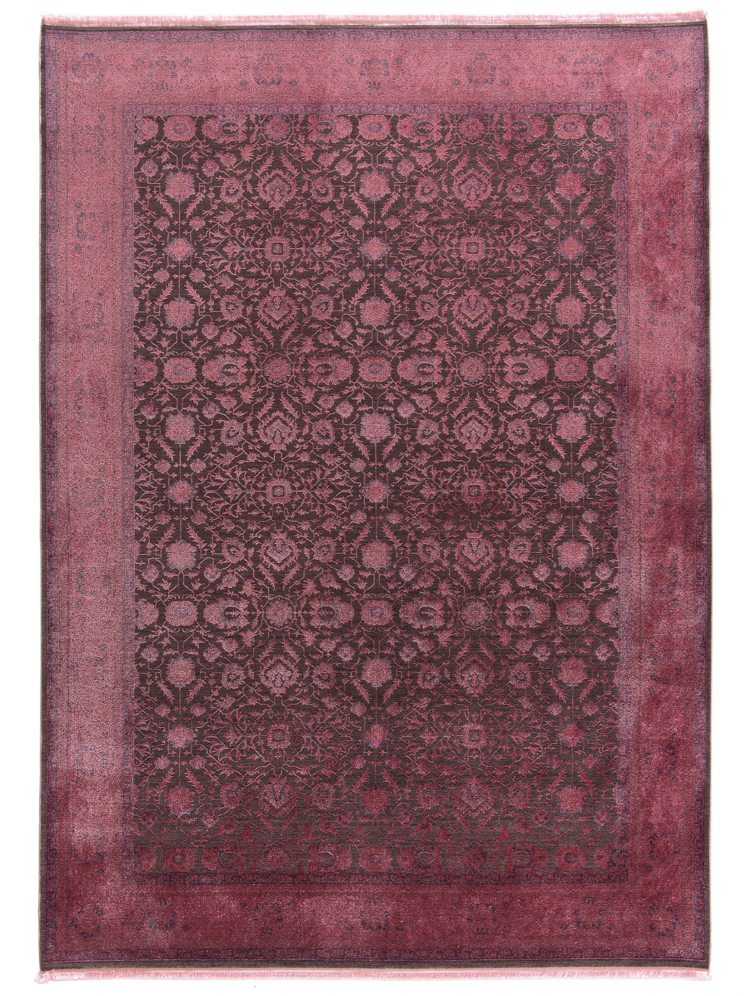 Vintage-Teppich, Pink-Blue 4 Vintage-Teppich, Pink-Blue - Image 2