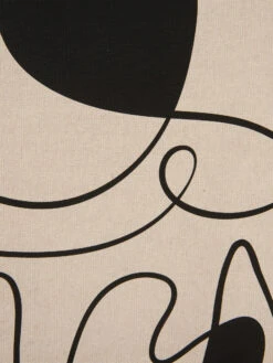 Leinwand-Druck-gerahmt, Beige/Schwarz -Teppiche Verkaufe Velara Druckgerahmt Schwarz BeigeSchwarz 40x50 lup