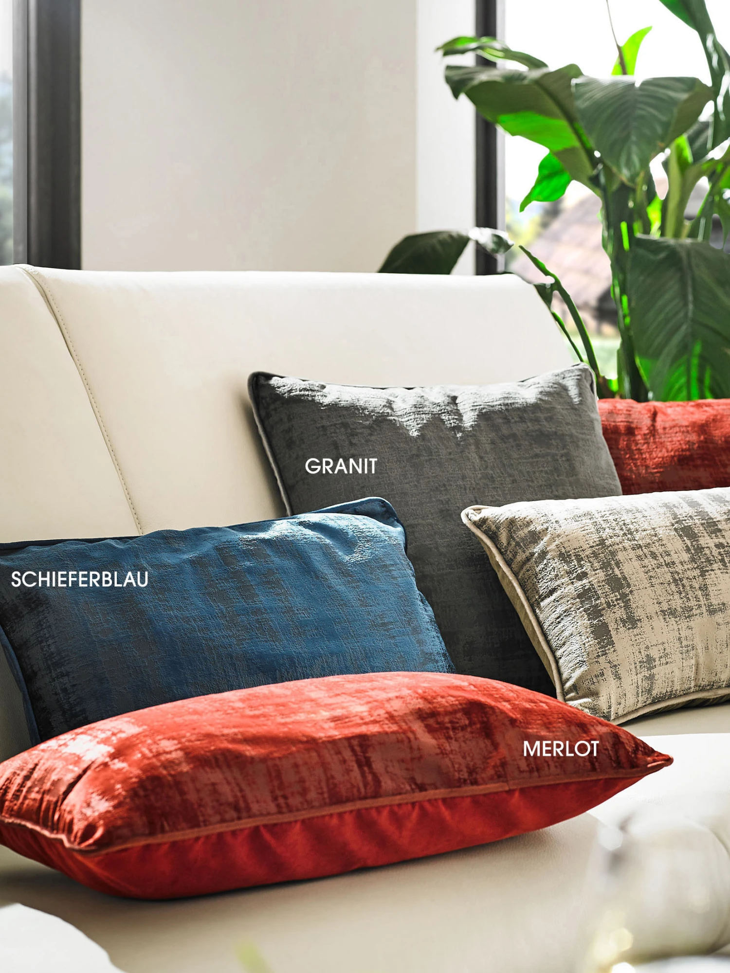 Kissen, Merlot 3 Kissen, Merlot