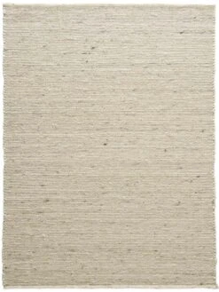 Woll-Teppich, Light Beige 8 Woll-Teppich, Light Beige -Teppiche Verkaufe Vennesund HandwebTeppich Creme Hellbeige 170x230 pla
