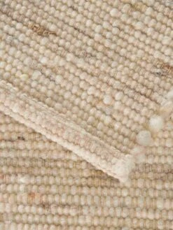 Woll-Teppich, Light Beige 11 Woll-Teppich, Light Beige -Teppiche Verkaufe Vennesund HandwebTeppich Creme Hellbeige 170x230 wel
