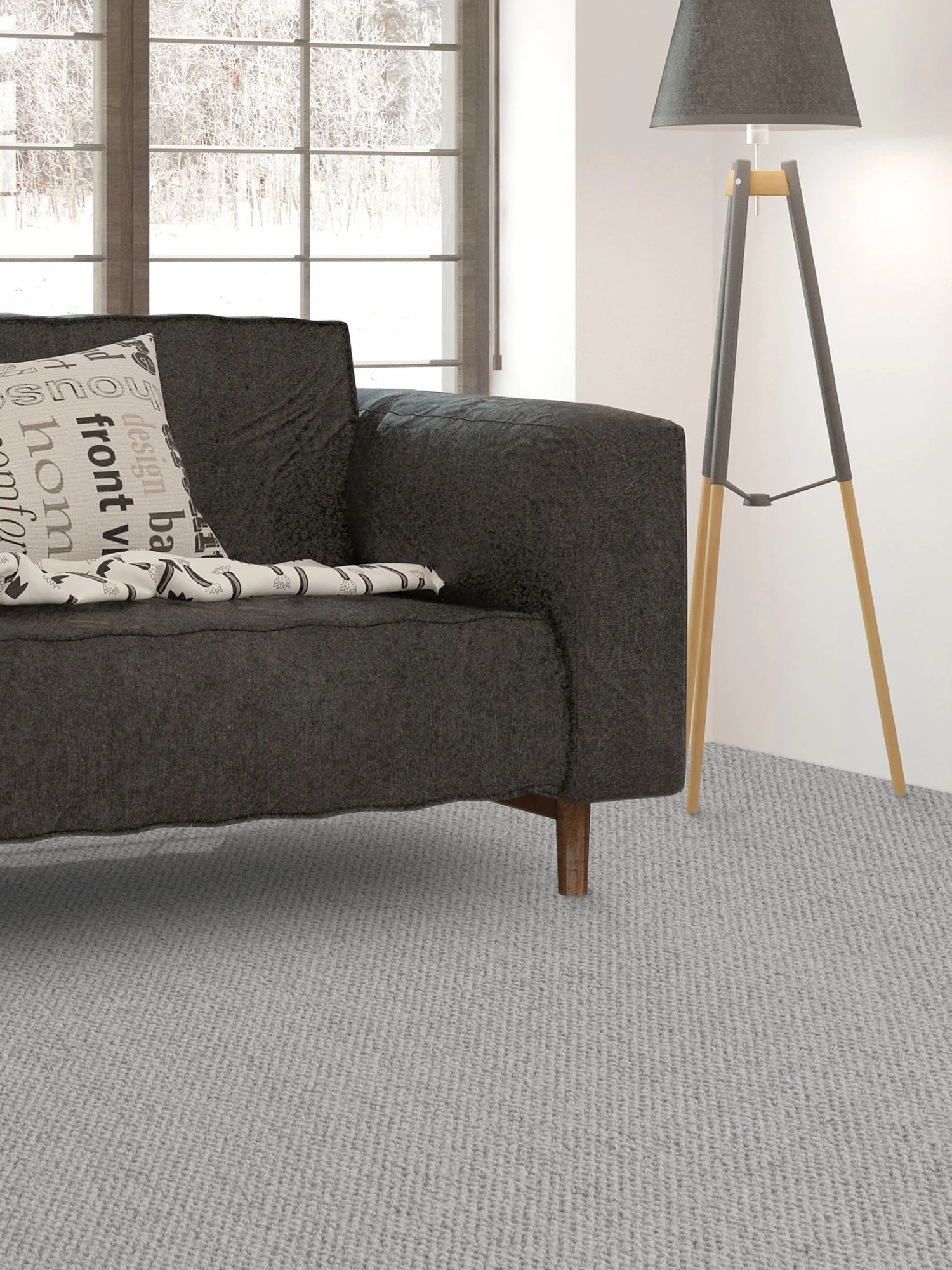 Woll-Teppichboden, Stone Grey 3 Woll-Teppichboden, Stone Grey