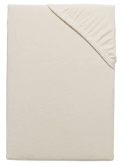 Spannbetttuch, Creme