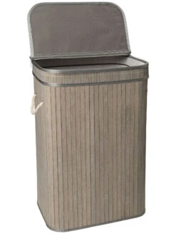 Korb, Hellgrau -Teppiche Verkaufe WaescheboxBen Korb Hellgrau 30x40x60 offen per2