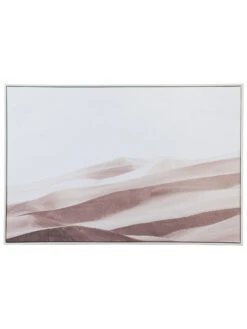 Leinwand-Druck-gerahmt, Hellbeige -Teppiche Verkaufe Wueste Druckgerahmt Grau Hellbeige 80x120 pla