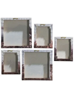 Druck, Hellbraun -Teppiche Verkaufe ZufluchtamMeer Leinwandbild Blau Hellbraun 25x25 ruk2